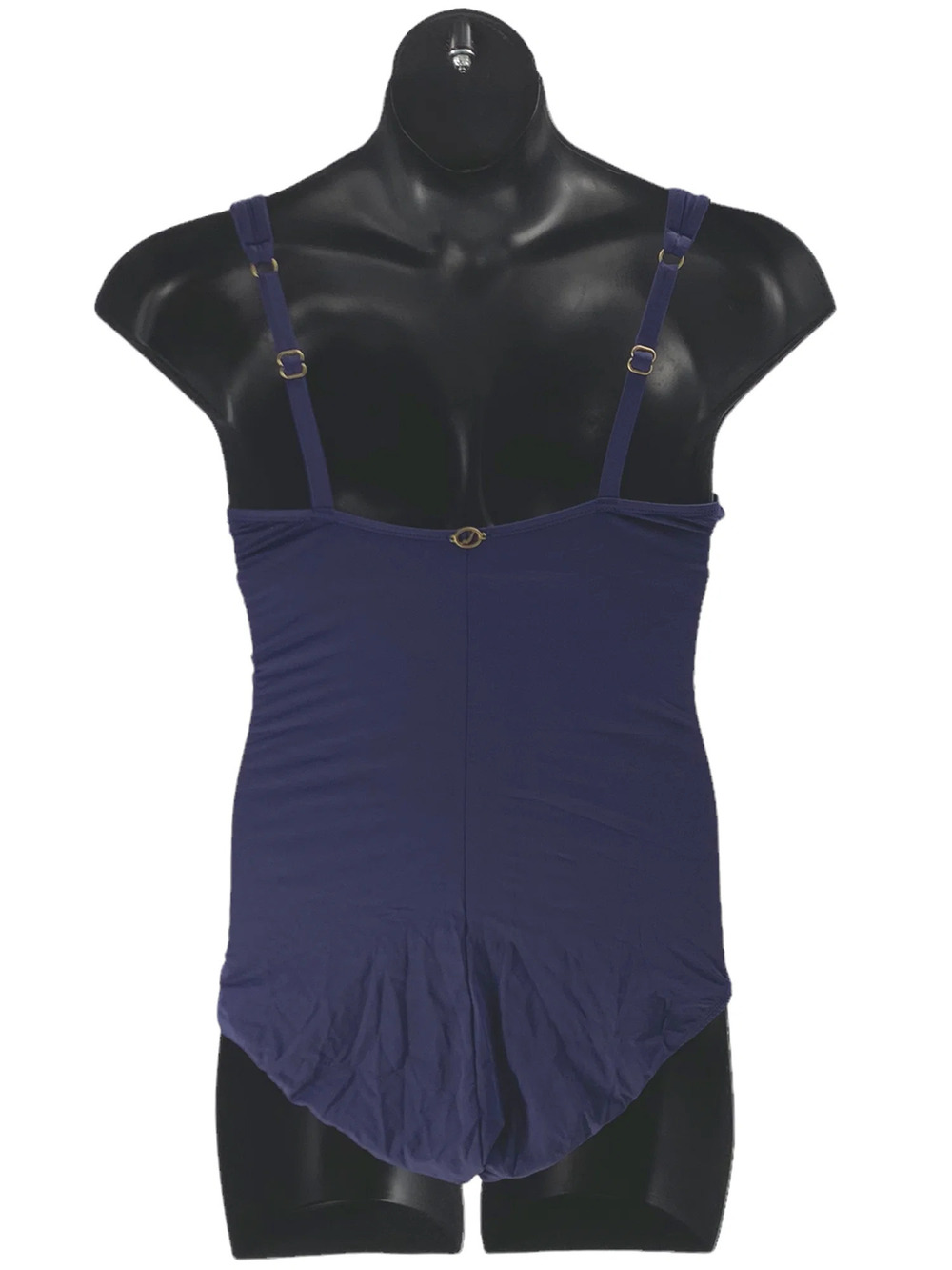 Jantzen Solid Surplice Maillot One-Piece Swimsuit Mare - Regular - Picture 2 of 3